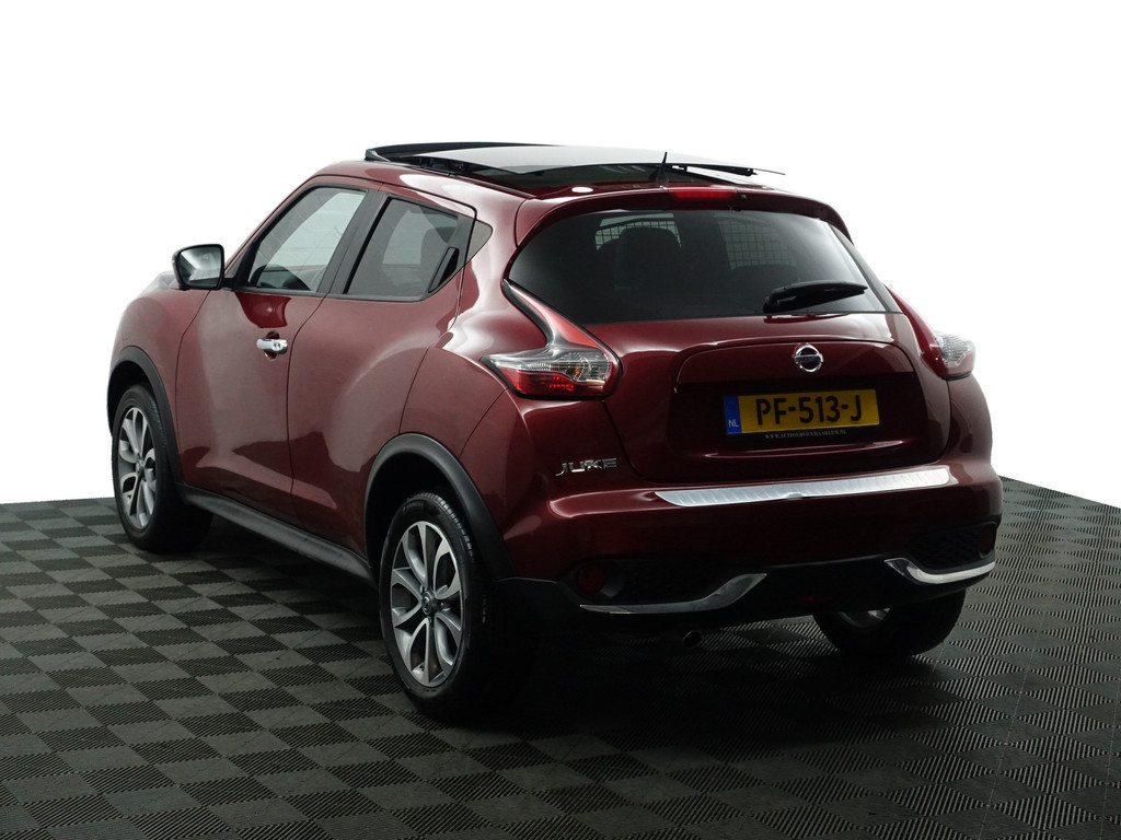 
Nissan Juke 1.6 Tekna Aut- Panoramadak, 360 Camera, Keyless, Leder Interieur, Clima, Navigatie vol									
