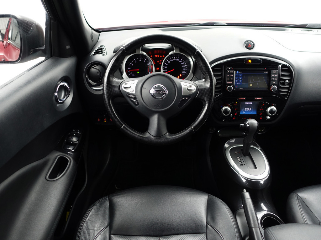 
Nissan Juke 1.6 Tekna Aut- Panoramadak, 360 Camera, Keyless, Leder Interieur, Clima, Navigatie vol									