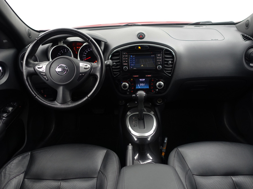 
Nissan Juke 1.6 Tekna Aut- Panoramadak, 360 Camera, Keyless, Leder Interieur, Clima, Navigatie vol									