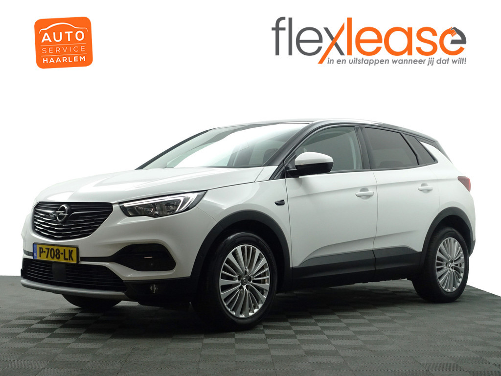 
Opel Grandland X 1.2 Turbo Ultimate Aut- Two Tone, Carplay, Park Assist, Lane Assist, Sfeerverlichting, Led, Sport Interieur vol									