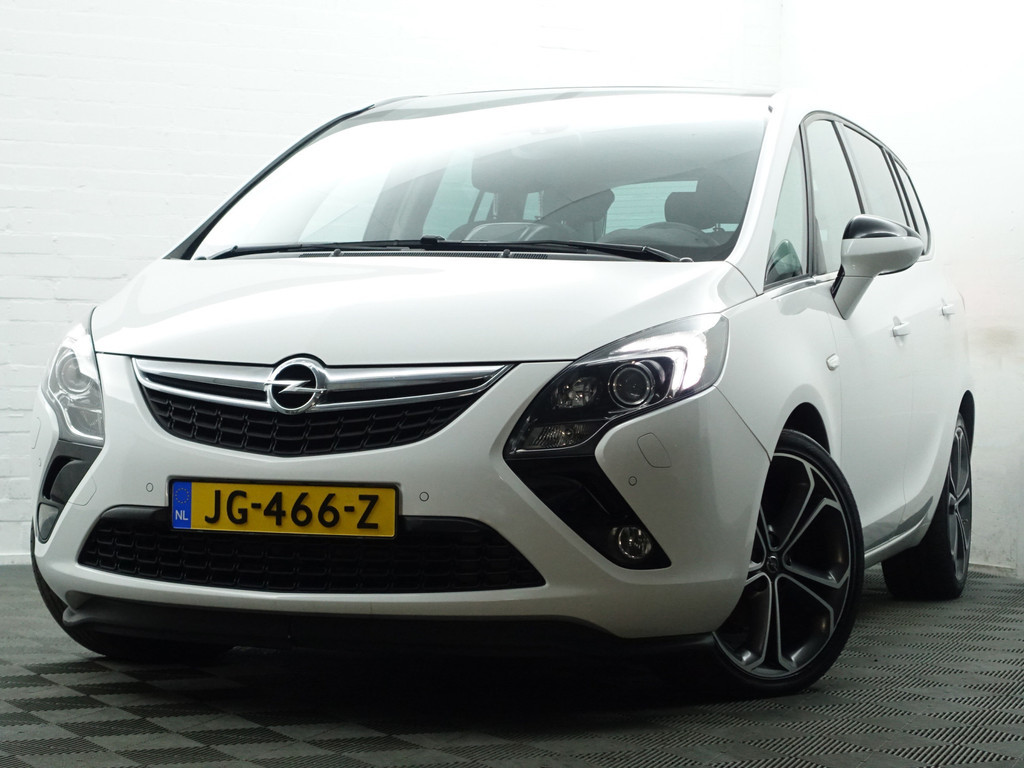 
Opel Zafira Tourer 1.4 Innovation OPC- 7 Pers, Panoramadak, Xenon Led, Stuur/Stoelverwarming, Camera, Sfeerverlichting, Sport Leder vol									