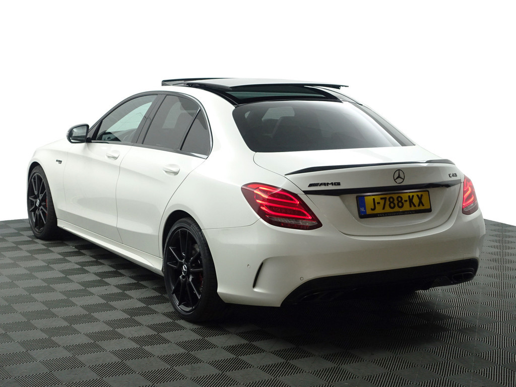 
								Mercedes-Benz C-Klasse 43 AMG 4MATIC Edition 1 Aut- Performance Interieur, Full Carbon, Panoramadak, Burmester, 360 Camera, Sfeerverlichting vol									