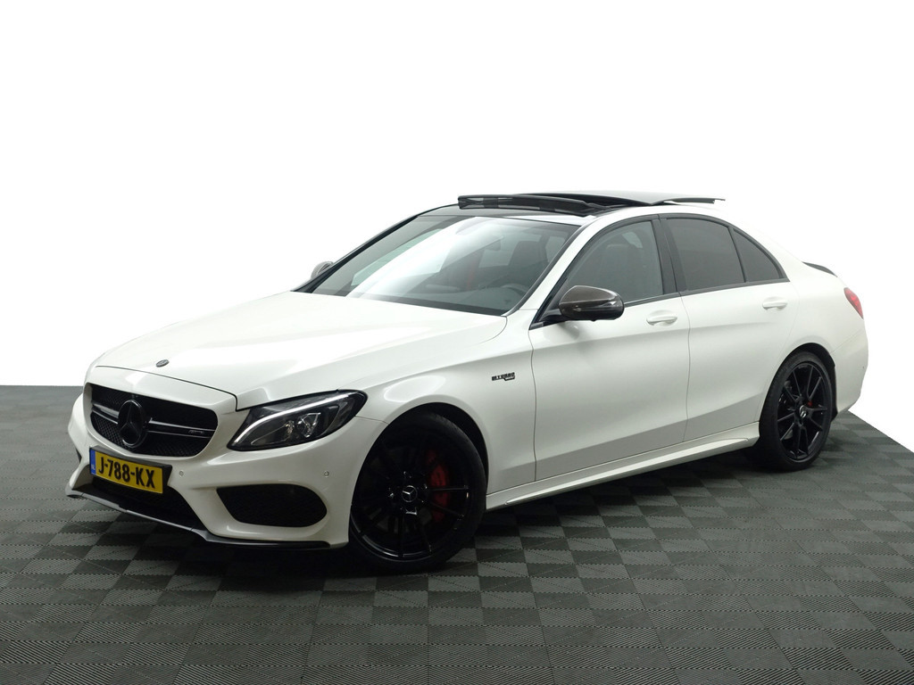 
								Mercedes-Benz C-Klasse 43 AMG 4MATIC Edition 1 Aut- Performance Interieur, Full Carbon, Panoramadak, Burmester, 360 Camera, Sfeerverlichting vol									