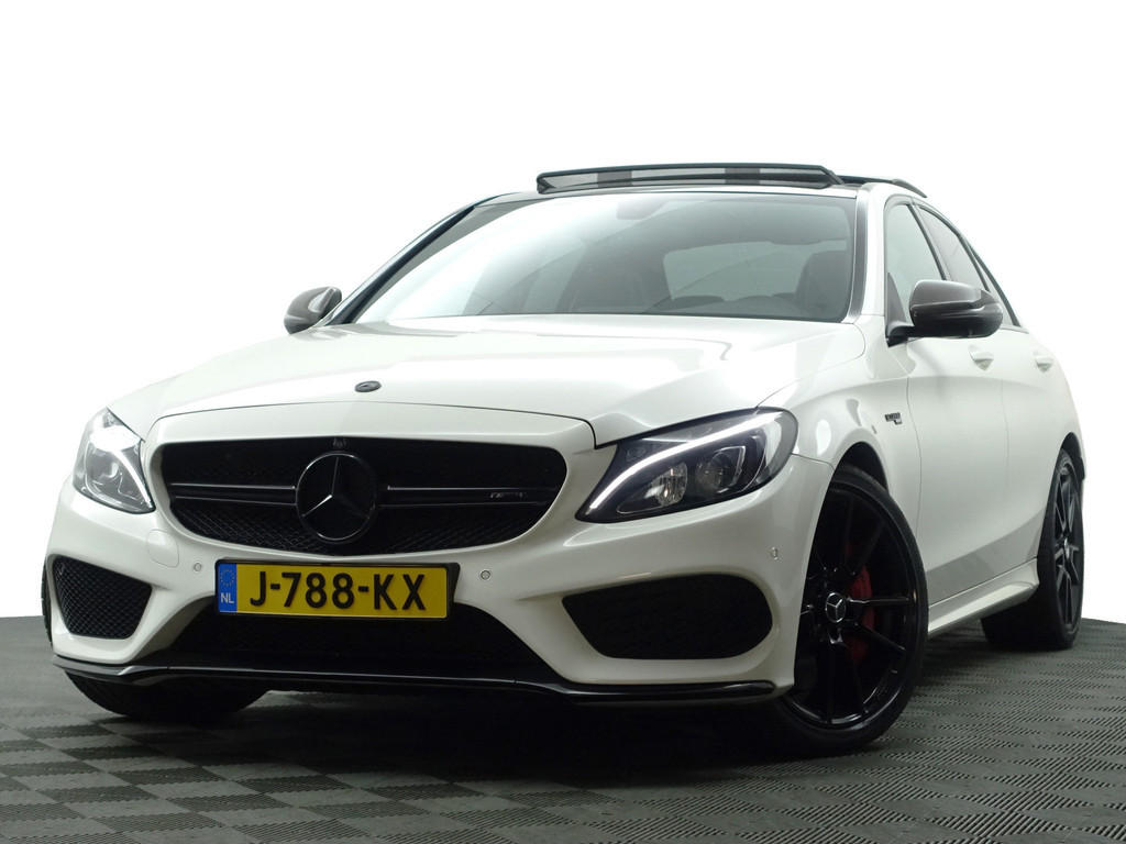 
								Mercedes-Benz C-Klasse 43 AMG 4MATIC Edition 1 Aut- Performance Interieur, Full Carbon, Panoramadak, Burmester, 360 Camera, Sfeerverlichting vol									