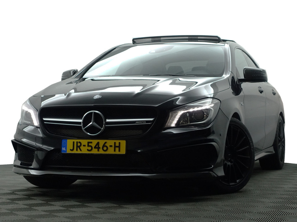 
								Mercedes-Benz CLA-Klasse AMG 45 4MATIC Edition 1 Aut- Performance Interieur, Panodak, Harman Kardon, Memory, Xenon Led, Camera vol									