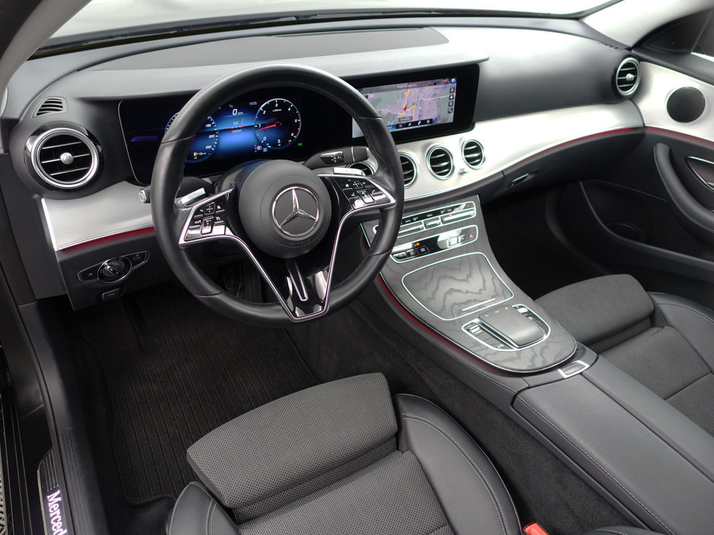 
Mercedes-Benz E-Klasse 200 d AMG Night Edition Aut- Magno Mat zwart, Panoramadak, Sfeerverlichting, Sport Leder Interieur vol									