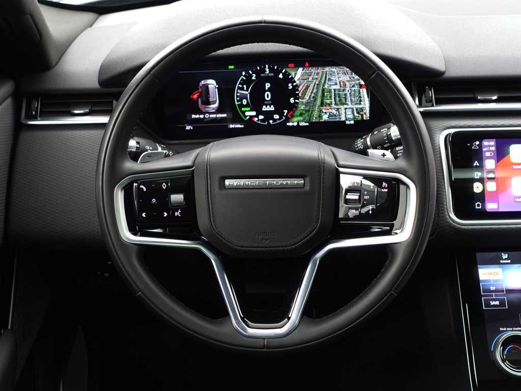
Land Rover Range Rover Velar 2.0 P400e R-Dynamic SE Aut- Panodak, Stoelventilatie, CarPlay, Memory, Meridian Audio, Xenon led, Trekhaak vol									