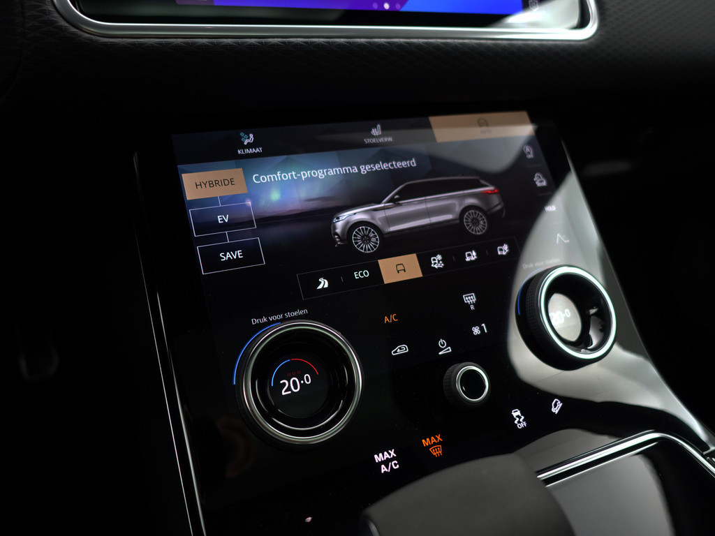 
Land Rover Range Rover Velar 2.0 P400e R-Dynamic SE Aut- Panodak, Stoelventilatie, CarPlay, Memory, Meridian Audio, Xenon led, Trekhaak vol									