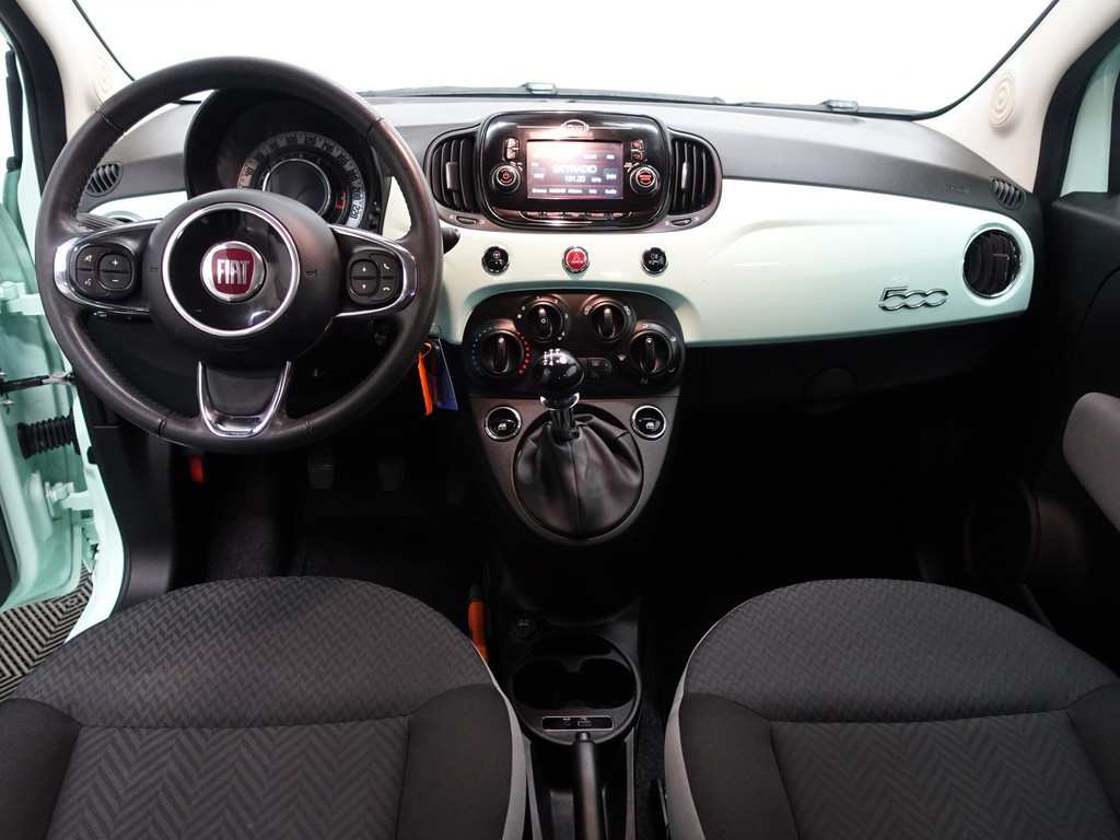 
Fiat 500 1.2 Sportline- Xenon Led, Mf Stuur, Cruise, Airco, Elek pakket vol									