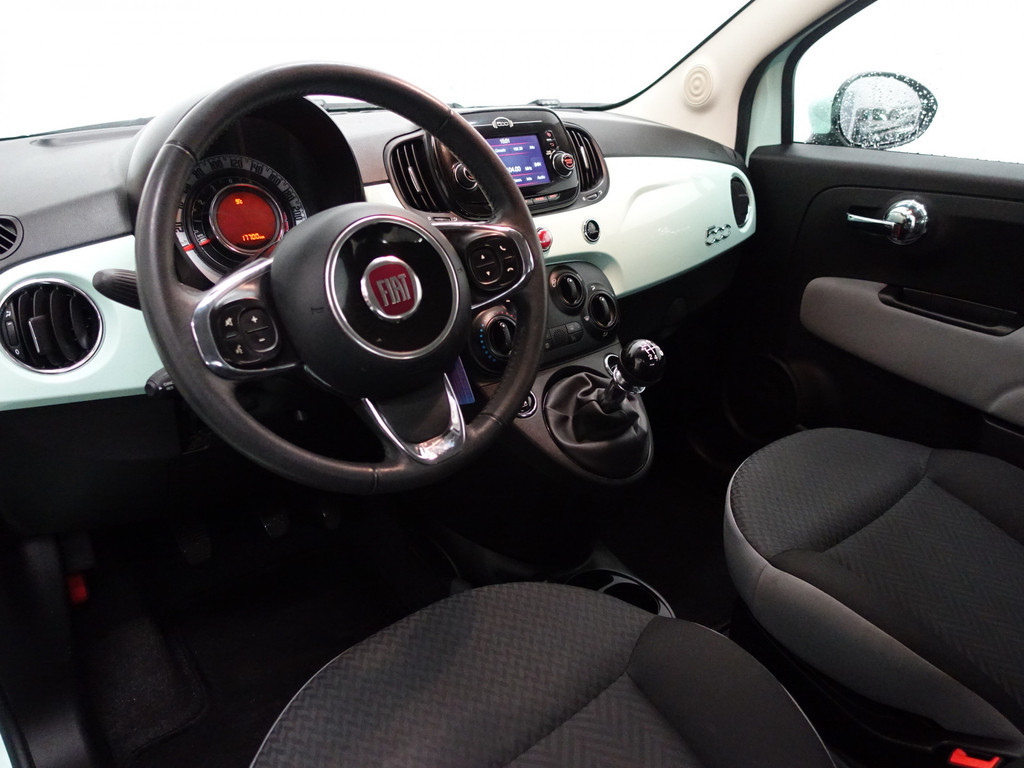 
Fiat 500 1.2 Sportline- Xenon Led, Mf Stuur, Cruise, Airco, Elek pakket vol									