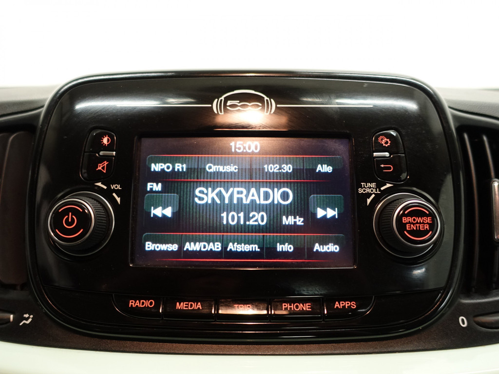 
Fiat 500 1.2 Sportline- Xenon Led, Mf Stuur, Cruise, Airco, Elek pakket vol									