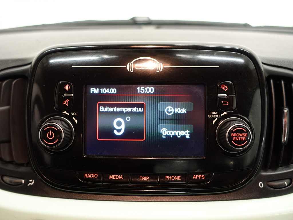 
Fiat 500 1.2 Sportline- Xenon Led, Mf Stuur, Cruise, Airco, Elek pakket vol									