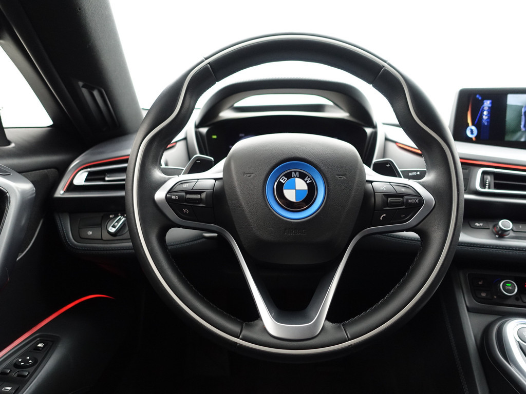 
BMW i8 1.5 Protonic Black Edition Aut- INCL BTW, Frozen Black, Forged carbon, Harman Kardon, Head Up, 360 Camera vol									