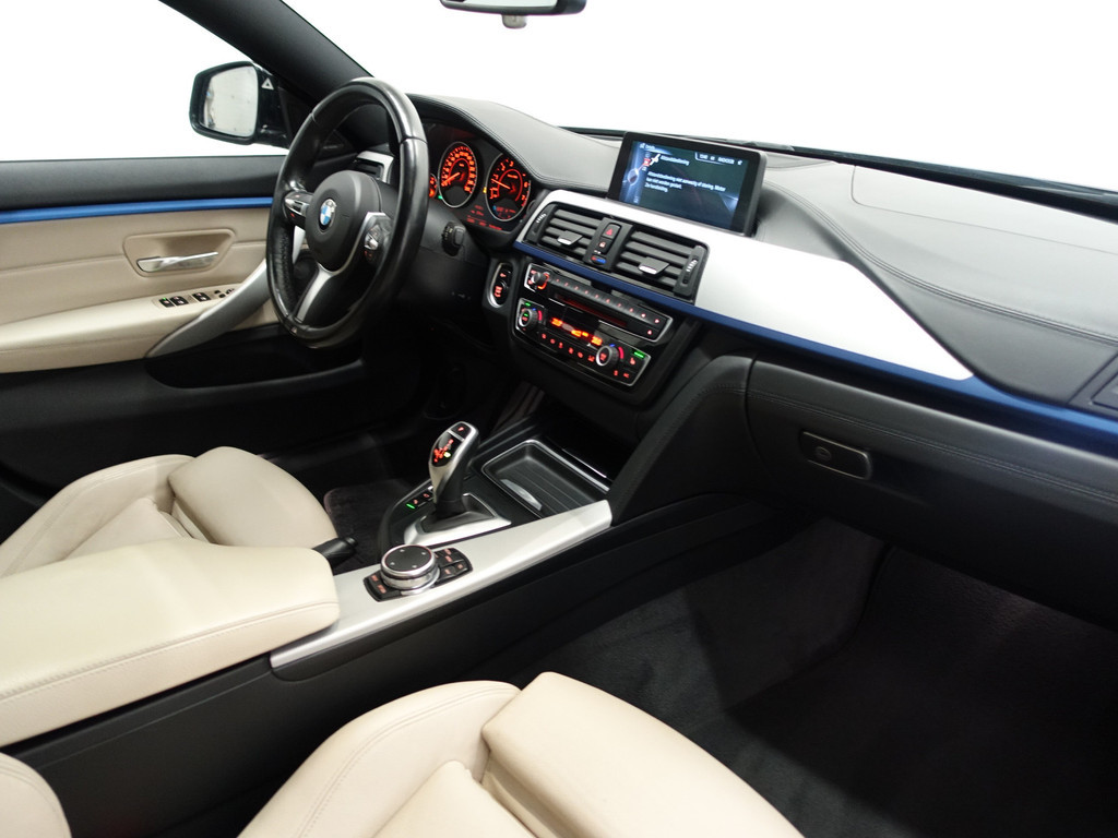 
BMW 4 Serie Gran Coupé 420i M Performance Aut- Harman Kardon, Head Up, Schuifdak, Memory, 360 Camera, Sfeerverlichting vol									