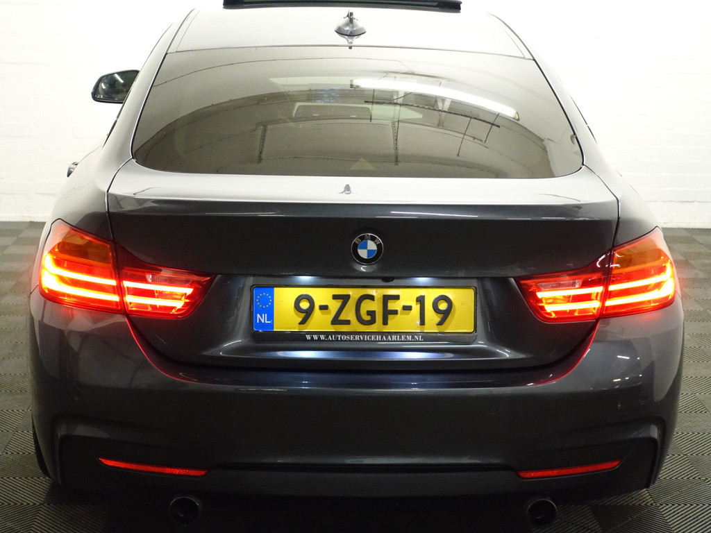 
BMW 4 Serie Gran Coupé 420i M Performance Aut- Harman Kardon, Head Up, Schuifdak, Memory, 360 Camera, Sfeerverlichting vol									
