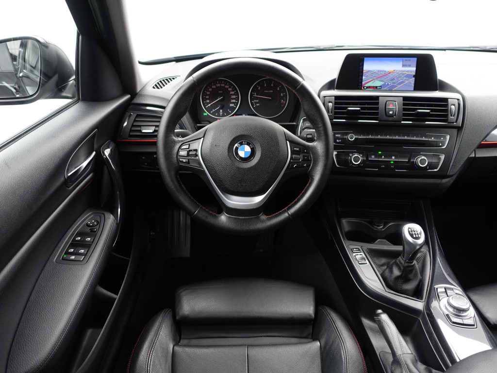 
BMW 1-serie 114i M Sport+ Xenon Led, Sport Leder Interieur, Sfeerverlichting, Park Assist, Clima vol									