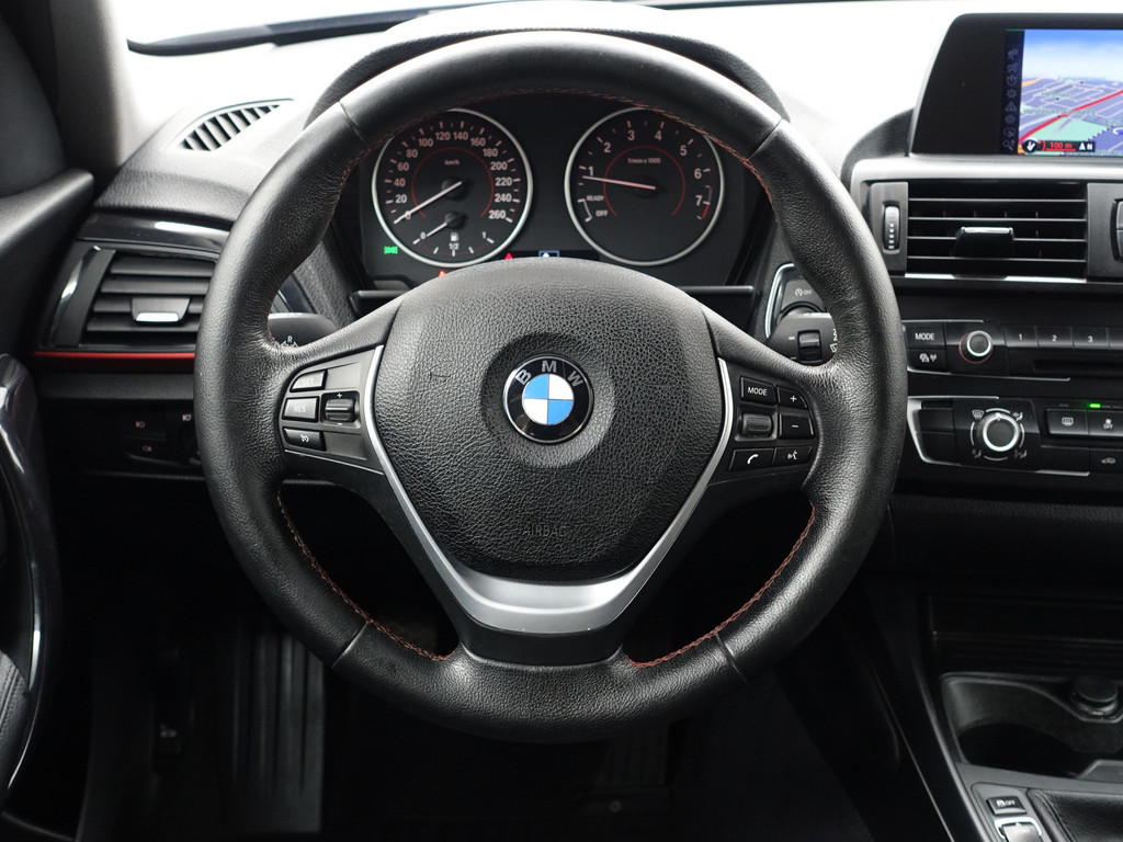 
BMW 1-serie 114i M Sport+ Xenon Led, Sport Leder Interieur, Sfeerverlichting, Park Assist, Clima vol									
