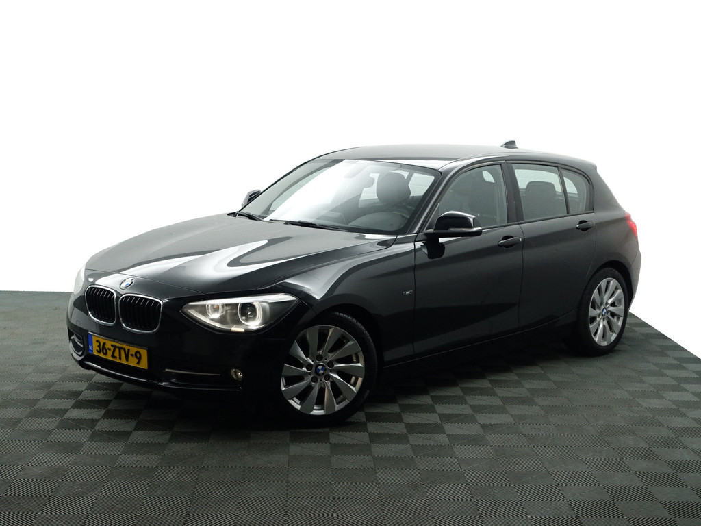 
BMW 1-serie 114i M Sport+ Xenon Led, Sport Leder Interieur, Sfeerverlichting, Park Assist, Clima vol									