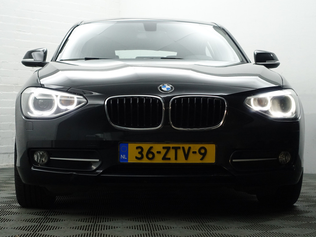 
BMW 1-serie 114i M Sport+ Xenon Led, Sport Leder Interieur, Sfeerverlichting, Park Assist, Clima vol									