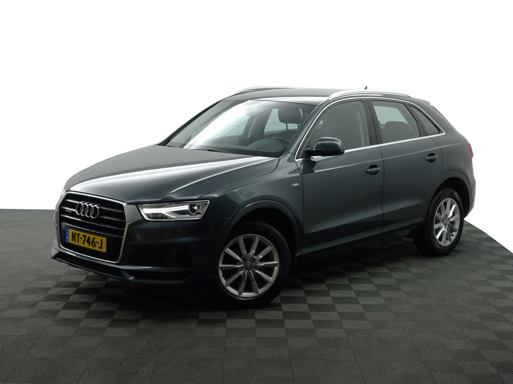 
Audi Q3 2.0 TFSI Quattro S Line+ Aut- Xenon Led, Leder Sport Interieur, Sfeerverlichting, Park Assist, Trekhaak vol									