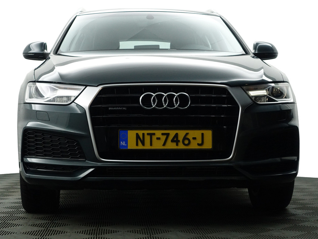 
Audi Q3 2.0 TFSI Quattro S Line+ Aut- Xenon Led, Leder Sport Interieur, Sfeerverlichting, Park Assist, Trekhaak vol									