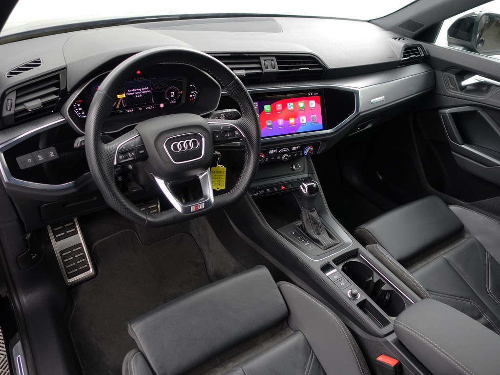 
Audi Q3 Sportback 35 TFSI S Line Aut- CarPlay, Xenon Led, Sfeerverlichting, Dynamic Select, Virtual Cockpit, Camera, Park Assist vol									