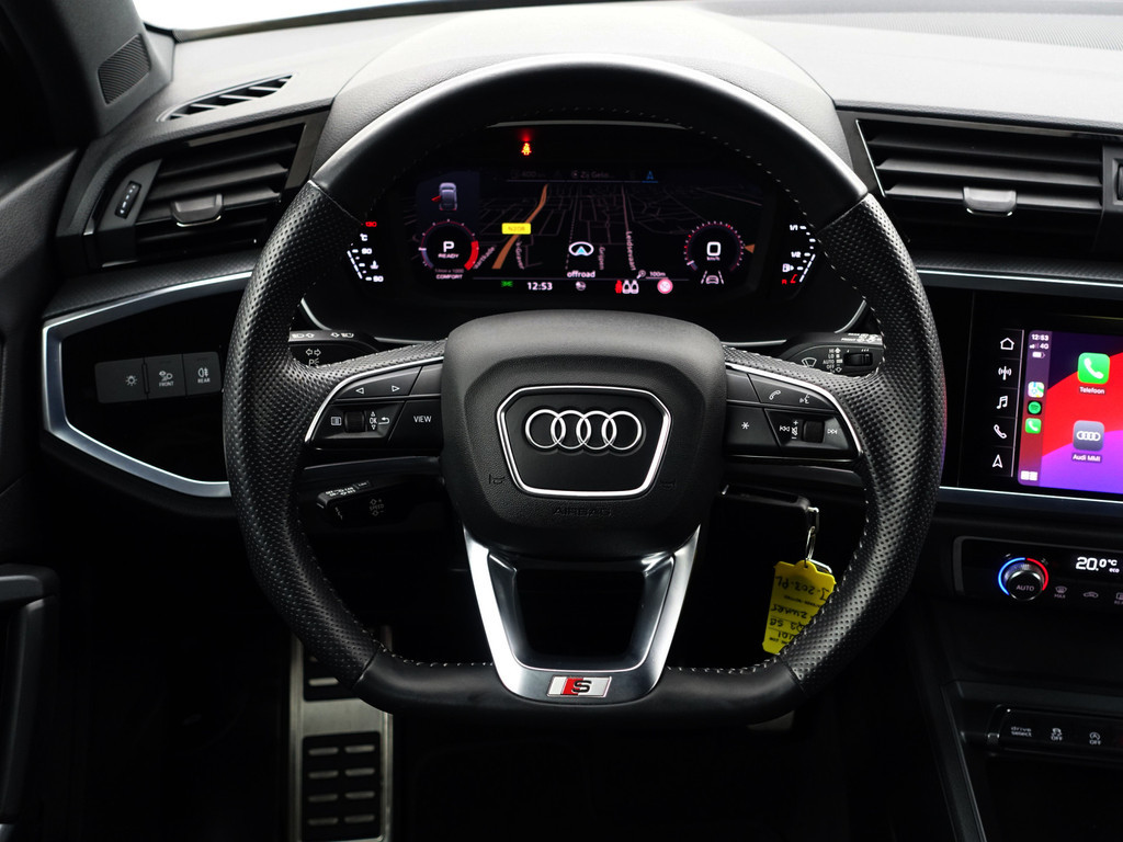 
Audi Q3 Sportback 35 TFSI S Line Aut- CarPlay, Xenon Led, Sfeerverlichting, Dynamic Select, Virtual Cockpit, Camera, Park Assist vol									
