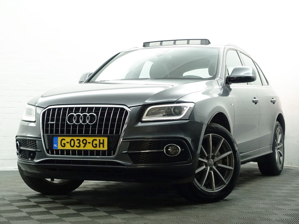 
Audi Q5 2.0 TFSI 225pk Quattro S Line Aut- Bang Olufsen, Panodak, Keyless, Xenon Led, Ada Cruise, Sport Leder Interieur vol									