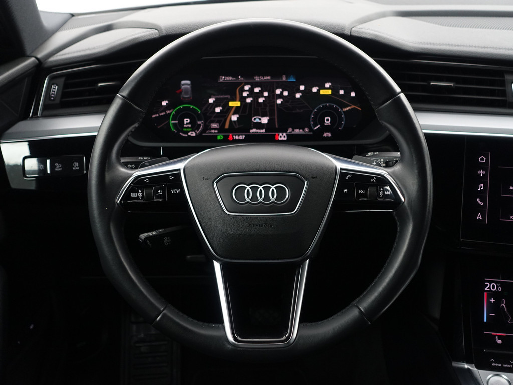 
Audi e-tron e-tron 55 Quattro advanced Pro Line Plus 95 kWh- Night Vision, Bang Olufsen, Camera Spiegels, 360 Camera, Head Up, Memory vol									