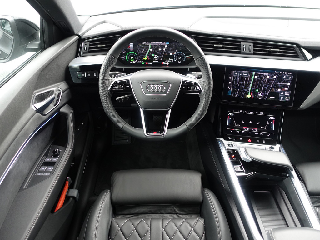 
Audi e-tron Sportback 55 quattro S Competition 95 kWh Aut- Design Leder, Bang Olufsen, Panodak, Memory Seats, Sfeerverlichting, Ada Cruise vol									