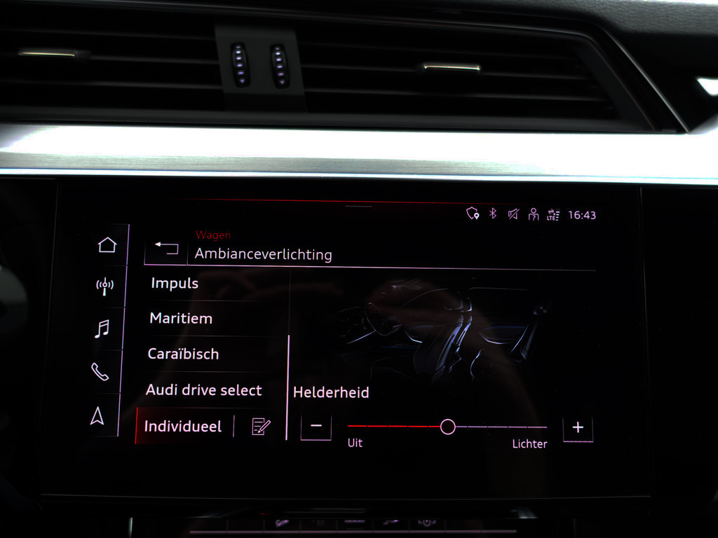 
Audi e-tron Sportback 55 quattro S Competition 95 kWh Aut- Design Leder, Bang Olufsen, Panodak, Memory Seats, Sfeerverlichting, Ada Cruise vol									
