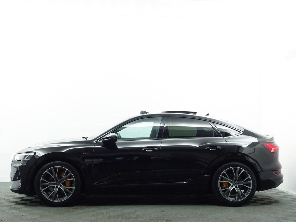 
Audi e-tron Sportback 55 quattro S Competition 95 kWh Aut- Design Leder, Bang Olufsen, Panodak, Memory Seats, Sfeerverlichting, Ada Cruise vol									