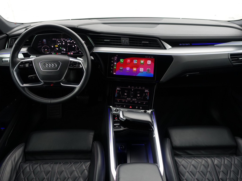 
Audi e-tron Sportback 55 quattro S Competition 95 kWh- Bang Olufsen, 2x Laadpoort, Design Leder, Head Up, Luchtvering Panodak vol									
