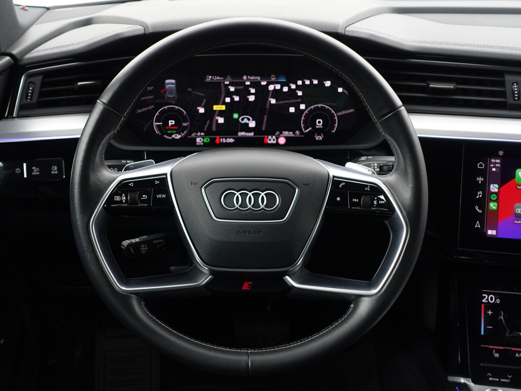 
Audi e-tron Sportback 55 quattro S Competition 95 kWh- Bang Olufsen, 2x Laadpoort, Design Leder, Head Up, Luchtvering Panodak vol									