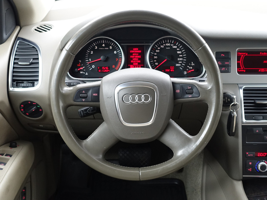 
Audi Q7 3.6 FSI Quattro Pro Line+ Aut- Young timer, Leder Interieur, Clima, Cruise, Park Assist vol									