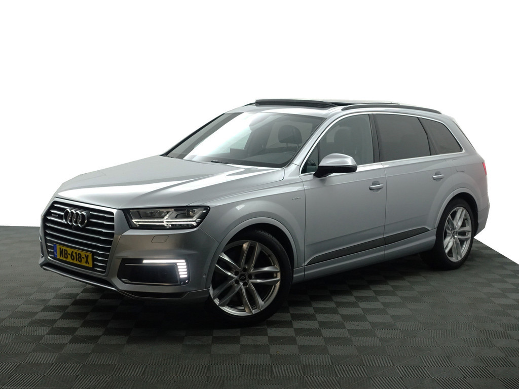 
Audi Q7 3.0 TDI e-tron Quattro S Line+ Aut- Panoramadak, Sfeerverlichting, 360 Camera, Standkachel, Memory, Elek Trekhaak vol									