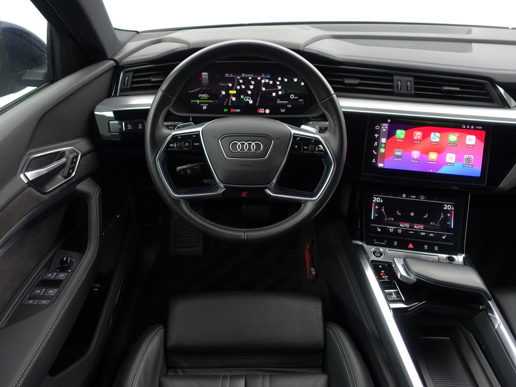 
								Audi e-tron 55 quattro S edition 95 kWh- Panoramadak, Bang Olufsen, Sfeerverlichting, Memory, CarPlay, Leder Interieur vol									