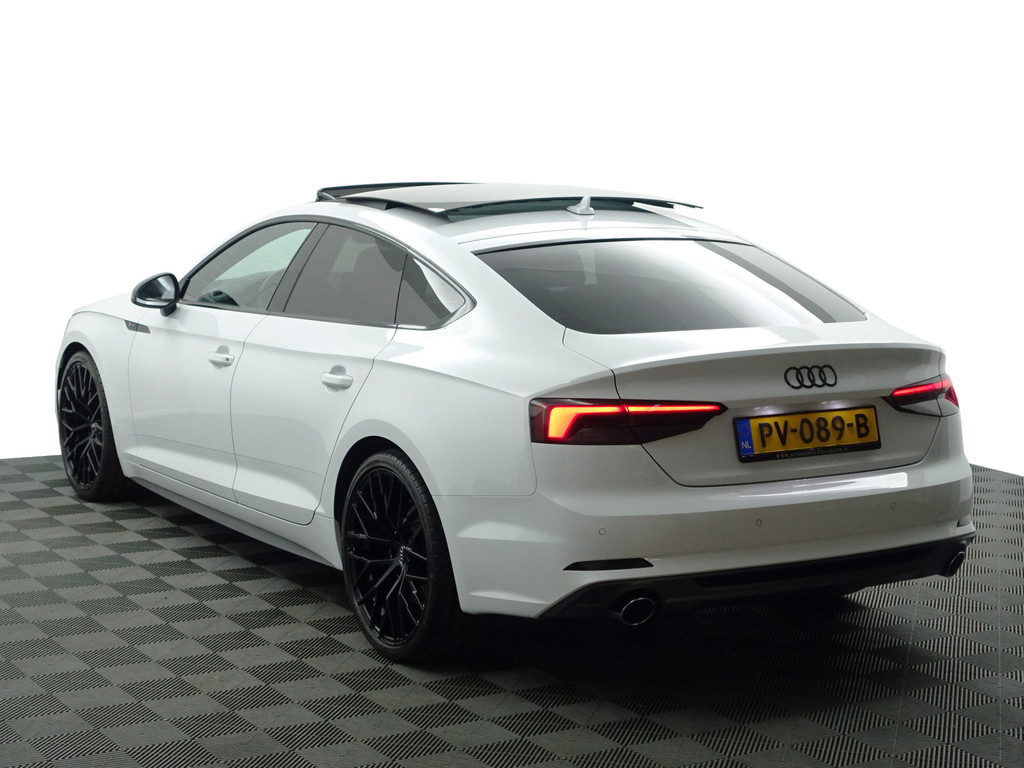 
Audi A5 Sportback 2.0 TFSI S Black Optic Aut- Panodak, Sfeerverlichting, Keyless, Park Assist, Xenon Led Matrix, Dynamic Select vol									