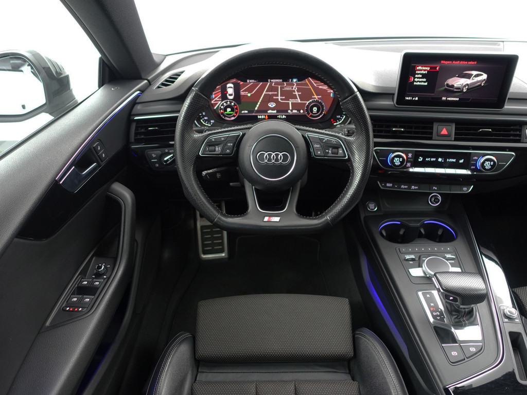 
Audi A5 Sportback 2.0 TFSI S Black Optic Aut- Panodak, Sfeerverlichting, Keyless, Park Assist, Xenon Led Matrix, Dynamic Select vol									