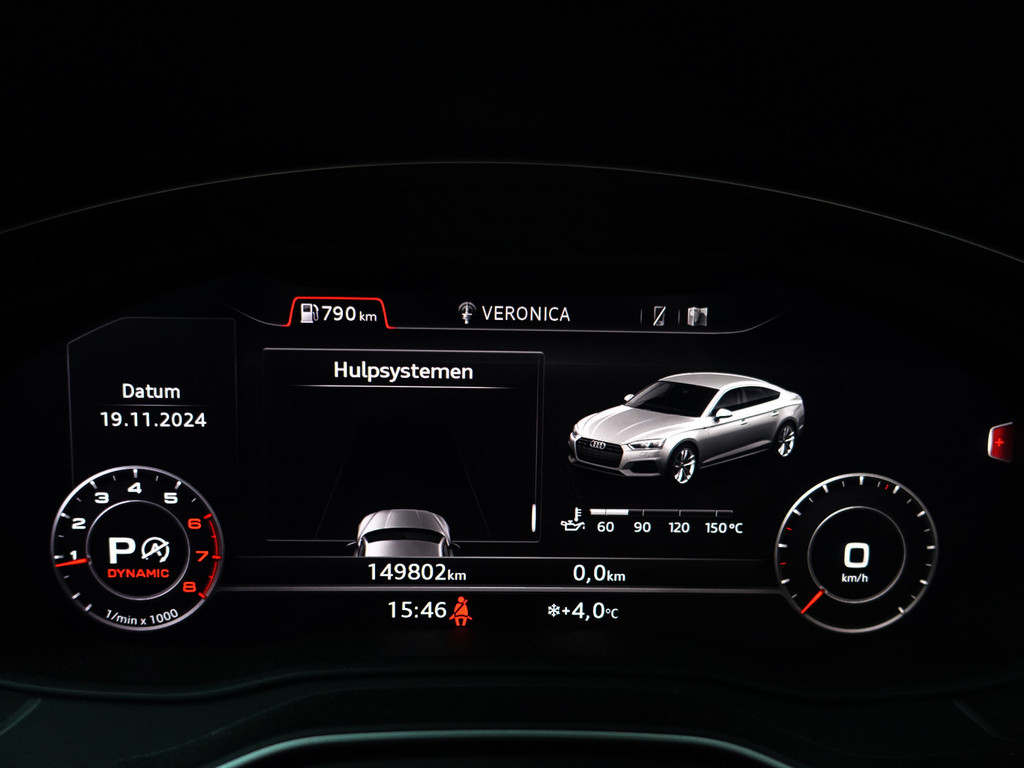 
Audi A5 Sportback 40 TFSI 191pk S Line Design Aut- Panoramadak, Sfeerverlichting, Stuur/Stoelverwarming, Dynamic select, Virtual Cockpit vol									