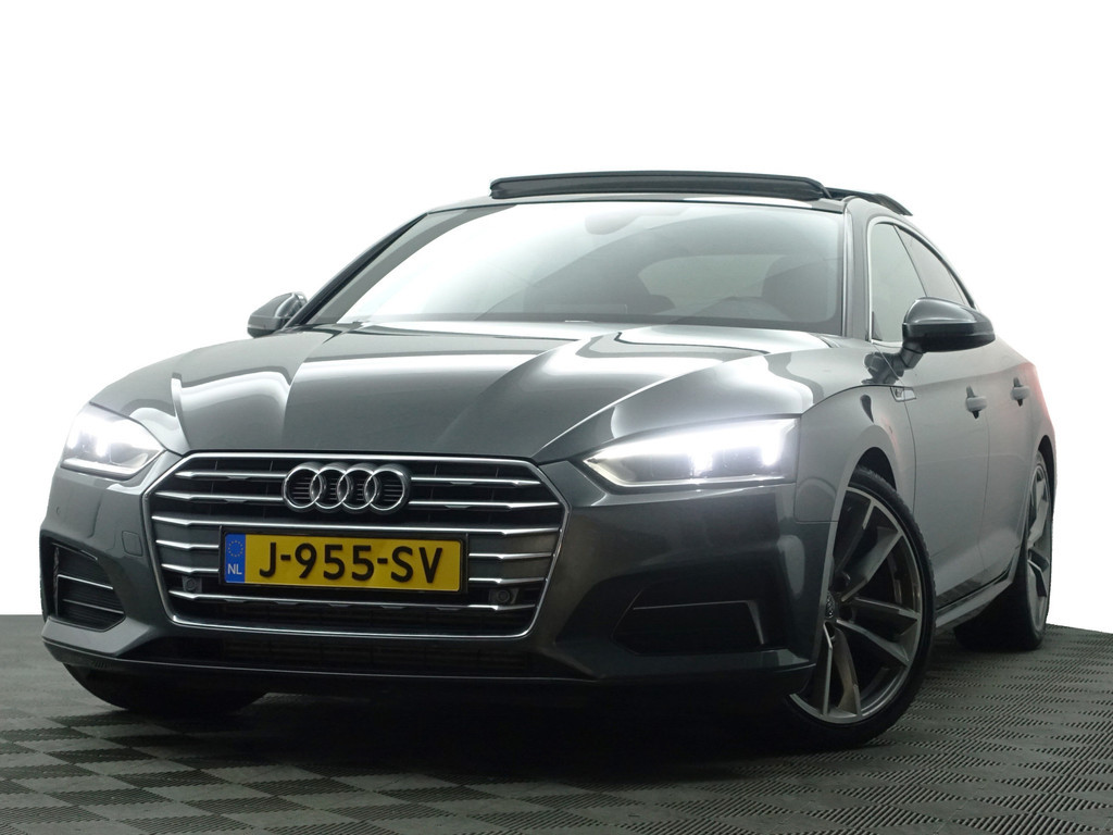 
Audi A5 Sportback 40 TFSI 191pk S Line Design Aut- Panoramadak, Sfeerverlichting, Stuur/Stoelverwarming, Dynamic select, Virtual Cockpit vol									