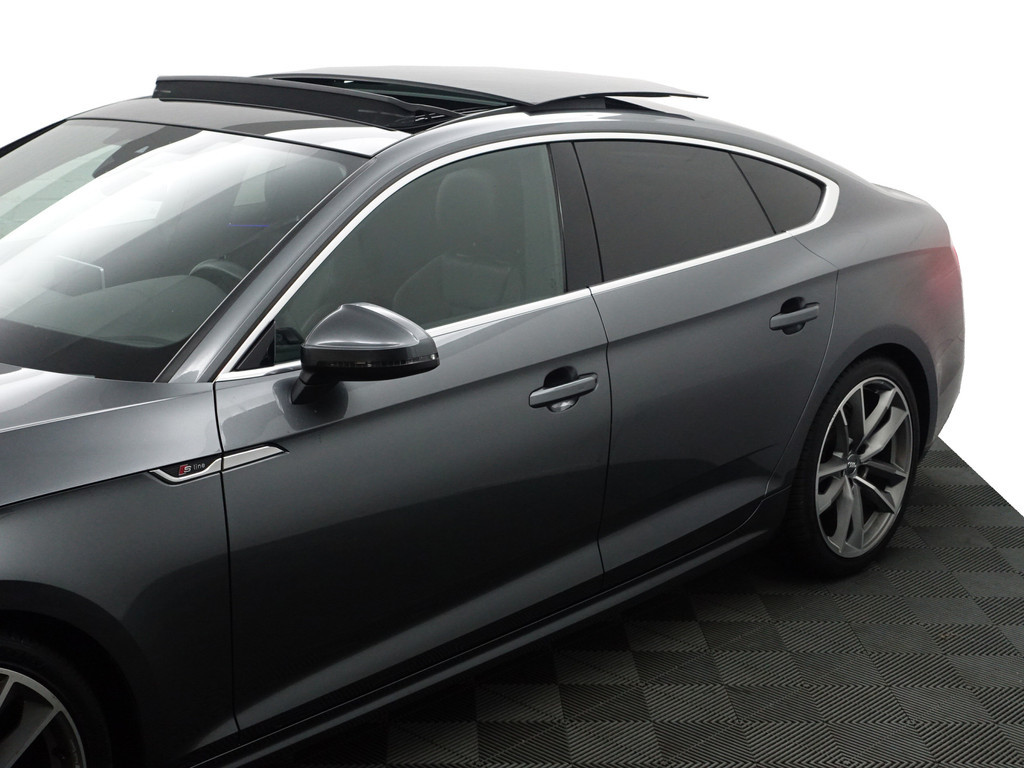 
Audi A5 Sportback 40 TFSI 191pk S Line Design Aut- Panoramadak, Sfeerverlichting, Stuur/Stoelverwarming, Dynamic select, Virtual Cockpit vol									