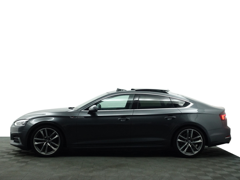
Audi A5 Sportback 40 TFSI 191pk S Line Design Aut- Panoramadak, Sfeerverlichting, Stuur/Stoelverwarming, Dynamic select, Virtual Cockpit vol									