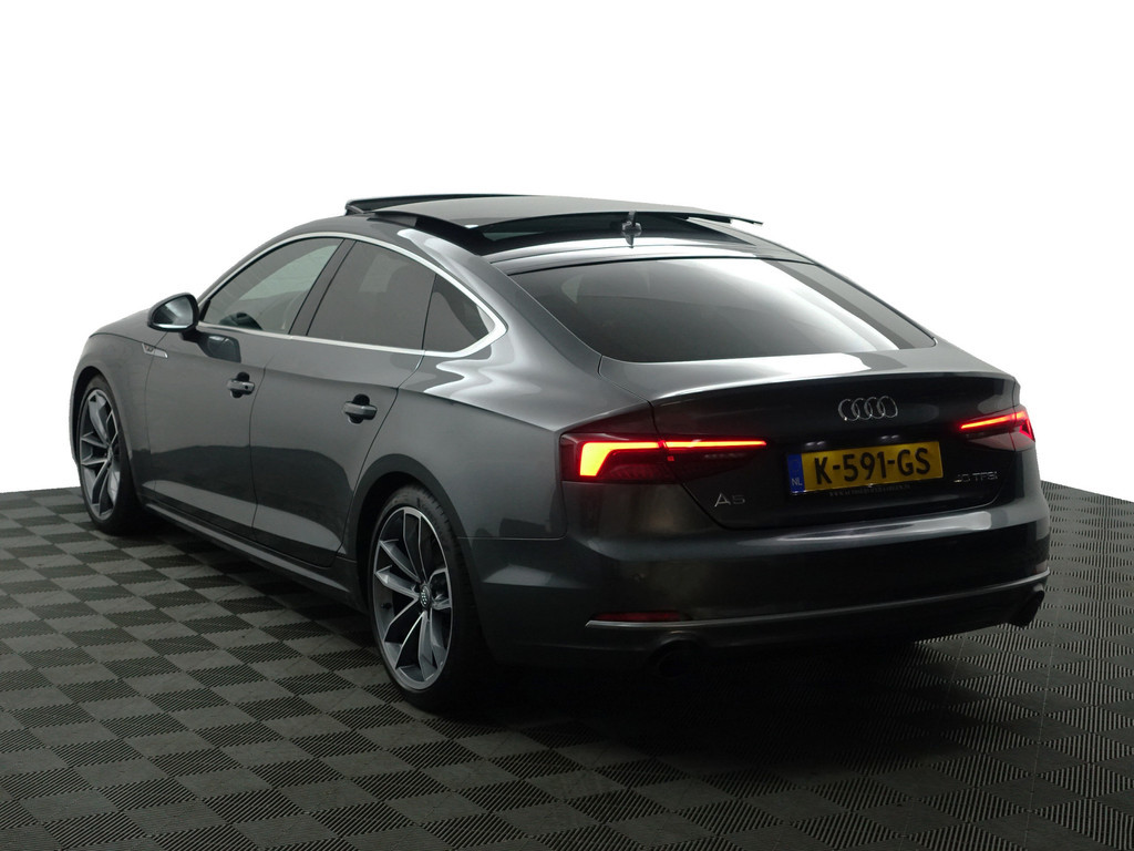 
								Audi A5 Sportback 40 TFSI S Line Aut- Panoramadak, Sfeerverlichting, Xenon Led, Dynamic Select, Keyless, Sport Leder Interieur vol									