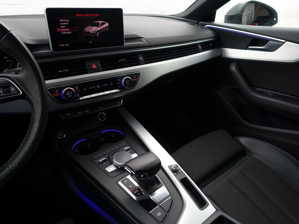 
								Audi A5 Sportback 40 TFSI S Line Aut- Panoramadak, Sfeerverlichting, Xenon Led, Dynamic Select, Keyless, Sport Leder Interieur vol									