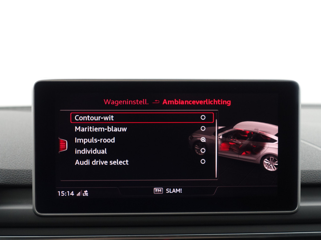 
								Audi A5 Sportback 35 TFSI S Competition Aut- Carbon, Sfeerverlichting, Virtual Cockpit, Dynamic Select, Xenon Led, Leder Sport Interieur vol									
