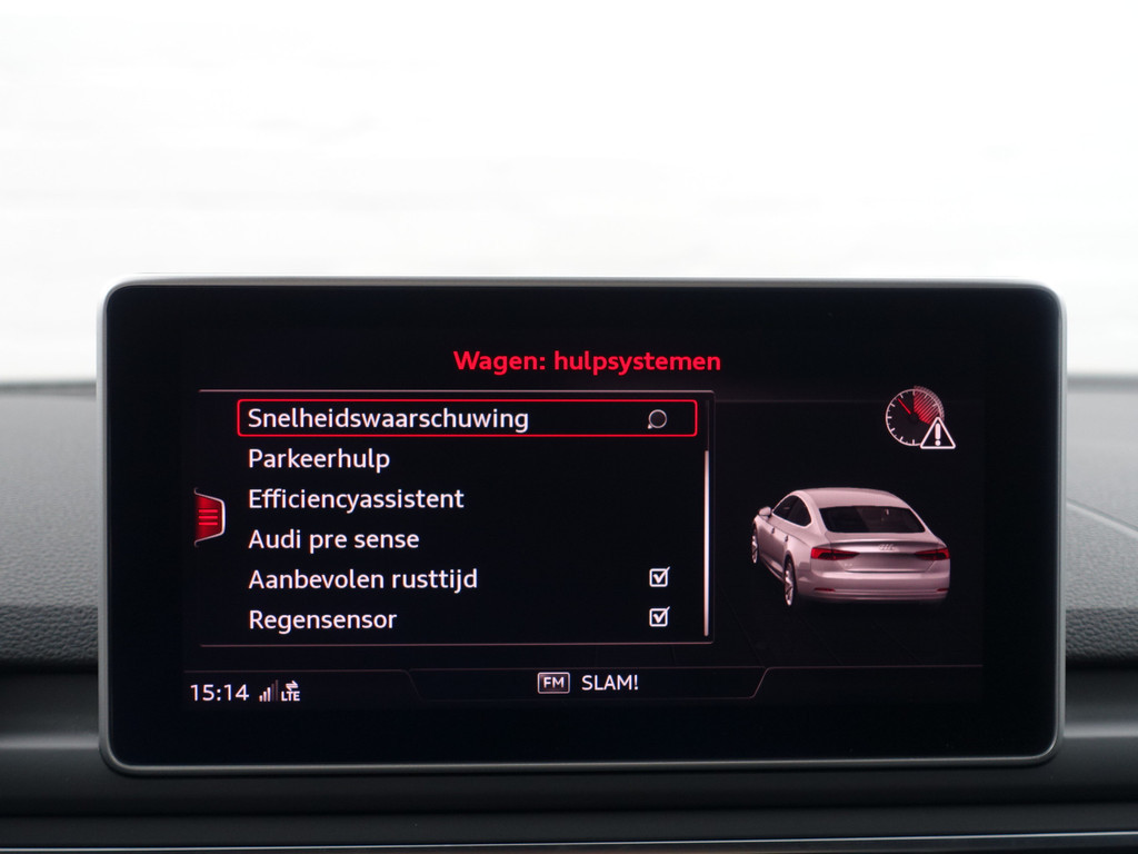 
								Audi A5 Sportback 35 TFSI S Competition Aut- Carbon, Sfeerverlichting, Virtual Cockpit, Dynamic Select, Xenon Led, Leder Sport Interieur vol									