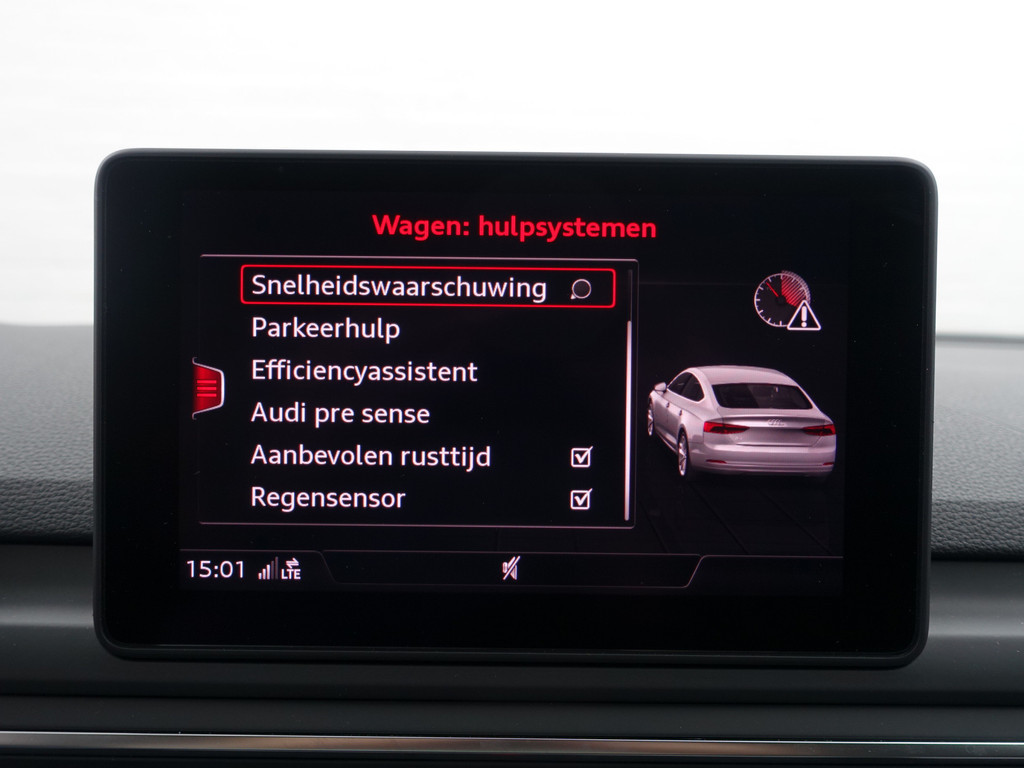 
Audi A5 Sportback 1.4 TFSI S Competition Aut- Xenon Led, Sfeerverlichting, Park Assist, Dynamic Select vol									