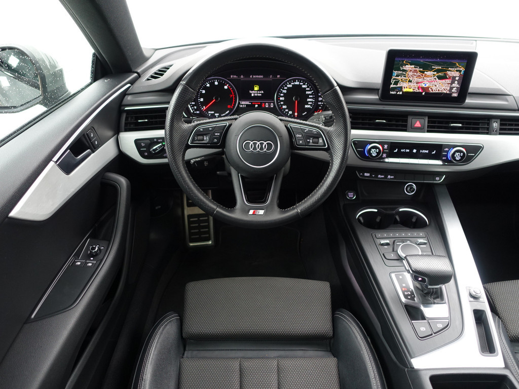 
Audi A5 Coupé 40 TFSI S line Black Optic Aut- Xenon Led, Dynamic Select, Keyless, Sfeerverlichting, Navi, Park Assist vol									