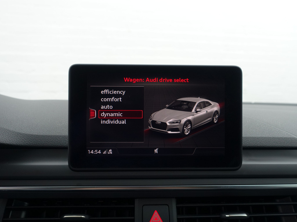 
Audi A5 Coupé 40 TFSI S line Black Optic Aut- Xenon Led, Dynamic Select, Keyless, Sfeerverlichting, Navi, Park Assist vol									